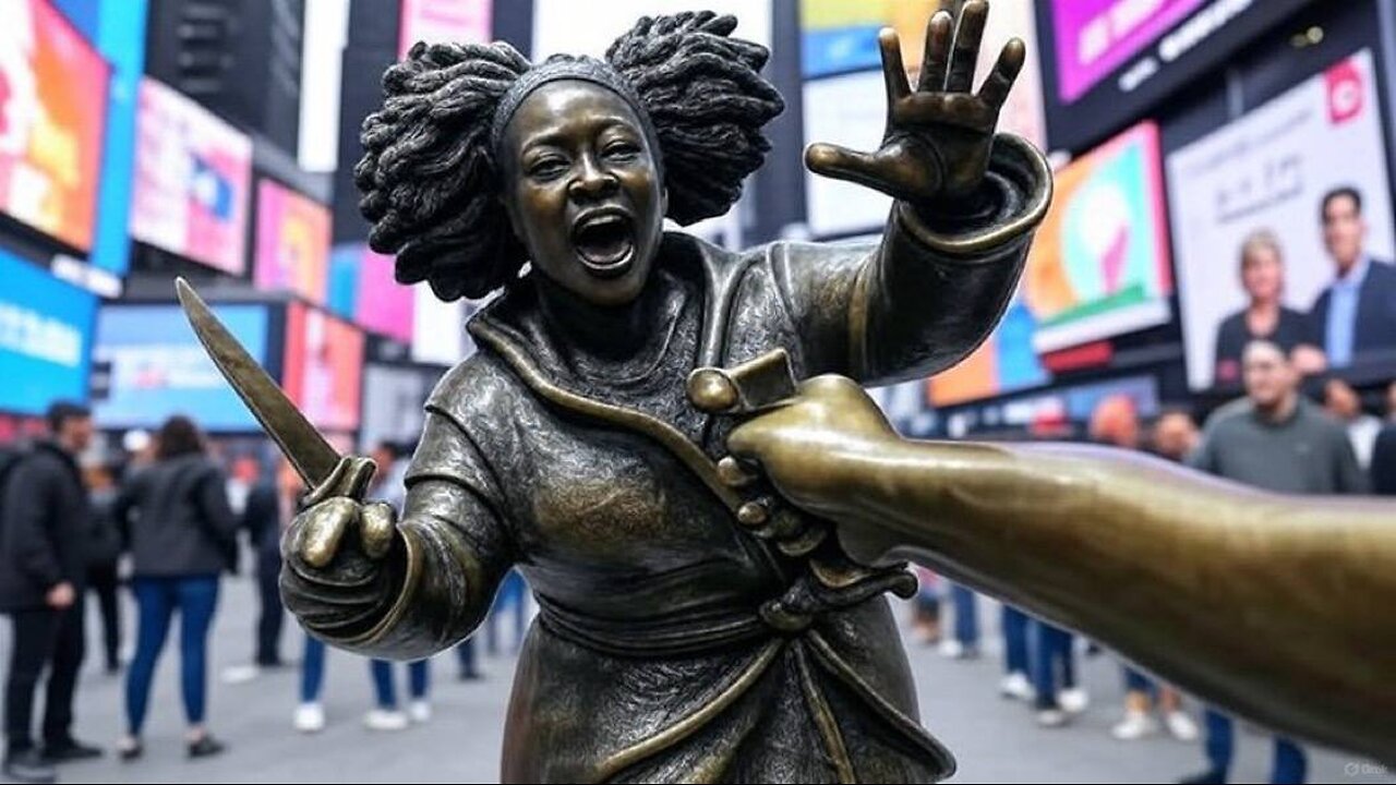 Sheboon Statute @ Time Square 🌚🗿🦍
