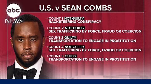 FULL SPECIAL REPORT: Sean Combs guilty on 2 of 5 counts, acquitted of racketeering conspiracy