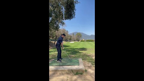 Golf shot pitch!