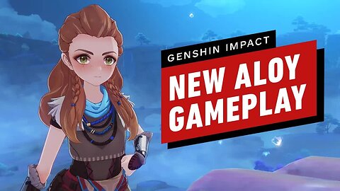 Genshin Impact - New Aloy Gameplay (Horizon Zero Dawn Crossover)