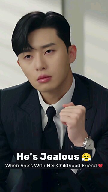 He’s Jealous 😤 When She’s With Her Childhood Friend 💔 | What’s Wrong with Secretary Kim #kdrama