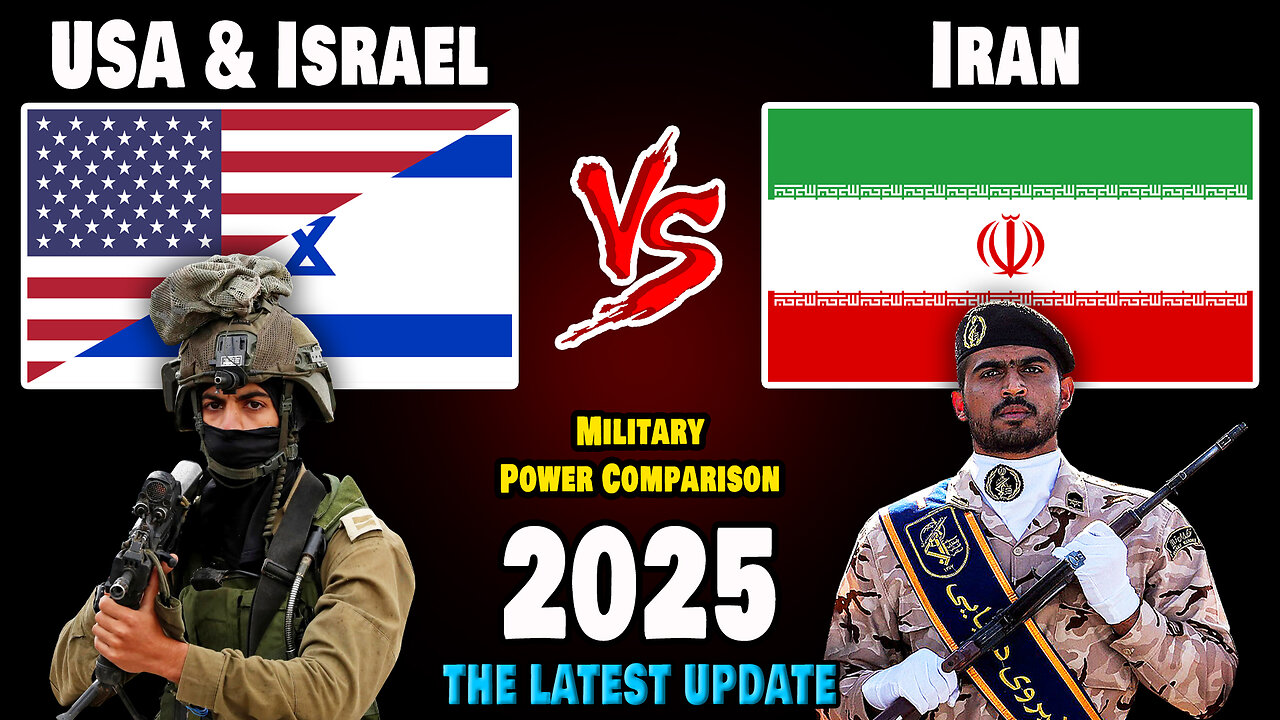 USA & Israel vs Iran Military Power Comparison 2025 | Iran vs USA & Israel Military Power 2025