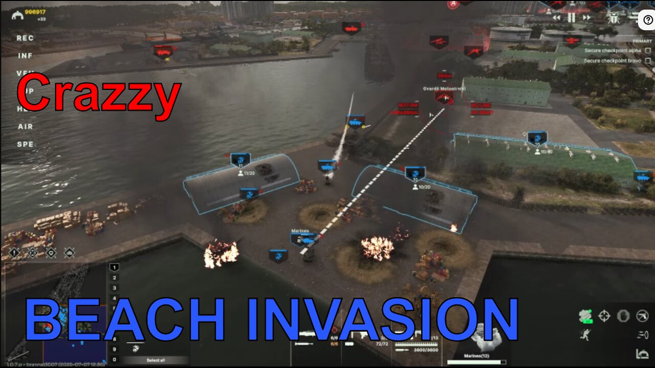 Beach Invasion with NO Heavy Armor and ALL the Infantry | Broken Arrow