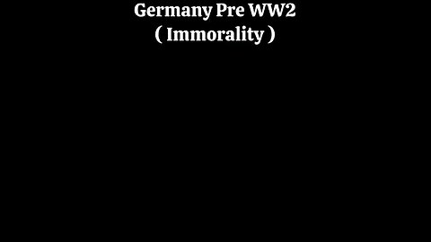 Germany pre WW2