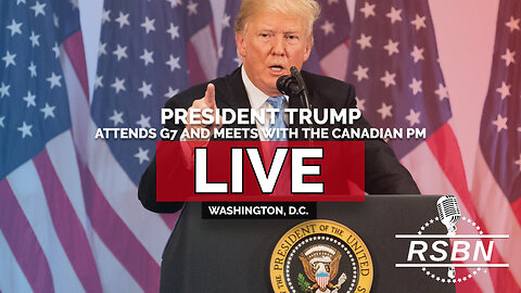LIVE: President Trump Attends G7 and Meets with the Canadian PM - 6/16/25