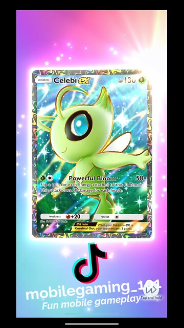 [4K] Pokémon TCG Pocket 2x Celebi ex Pulls & 5th Unlock , Aerodactyl ex 4th Pull