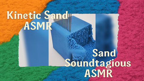 Kinetic Sand Cube Cutting 7 – Pure ASMR Satisfaction