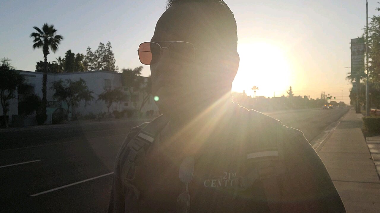 Comienza mi caminata de Tempe a la Central en Phoenix