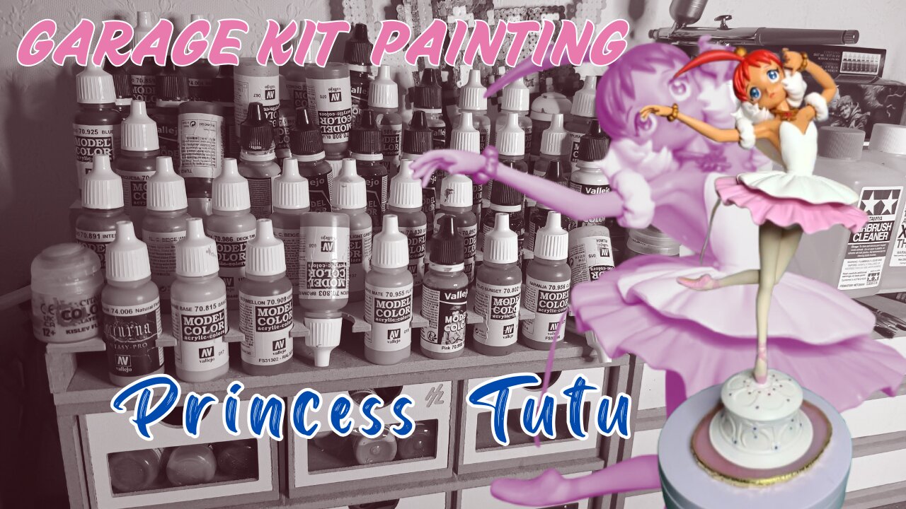Let's paint Princess Tutu in 12 minutes!