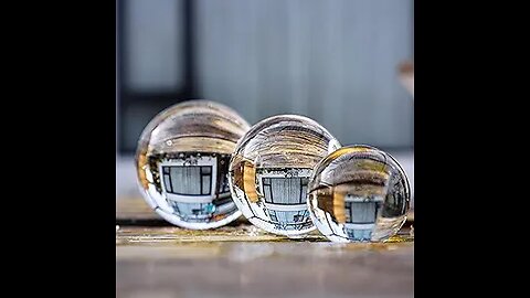 ZEERSHEE 3pcs 60/80/100mm Clear Crystal Balls with Stand Decorative