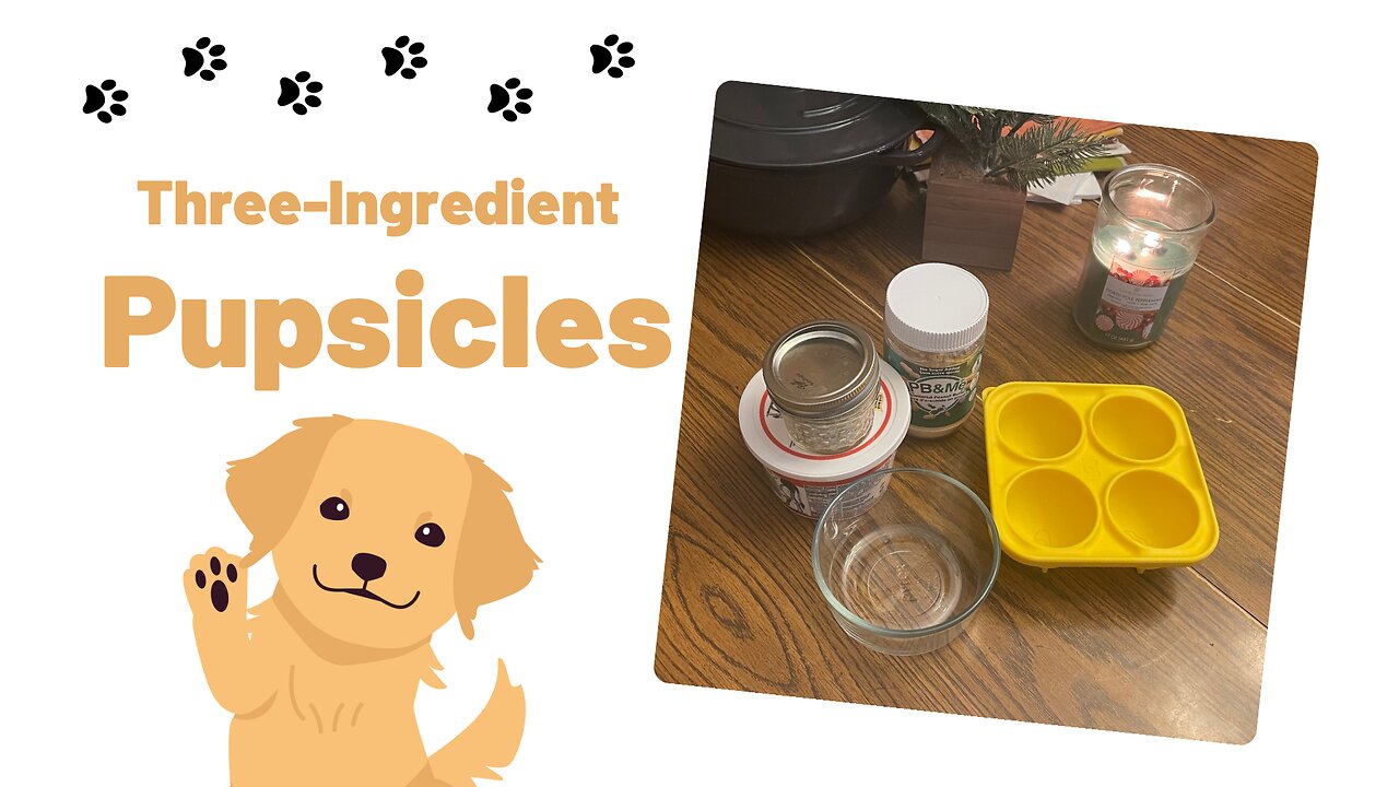 Easy Three Ingredient Pupsicles