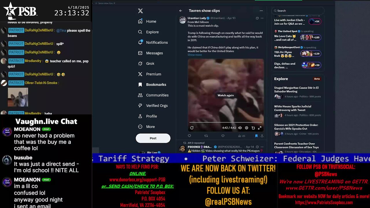 2025-04-18 23:09 EDT - Crossing the Matrix: with Chris