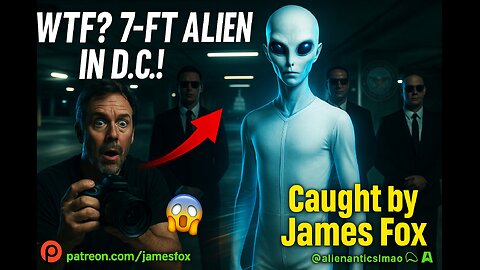 Icy-Blue “Tall White” Spotted in D.C.? James Fox Tells WTF Encounter Story 😱