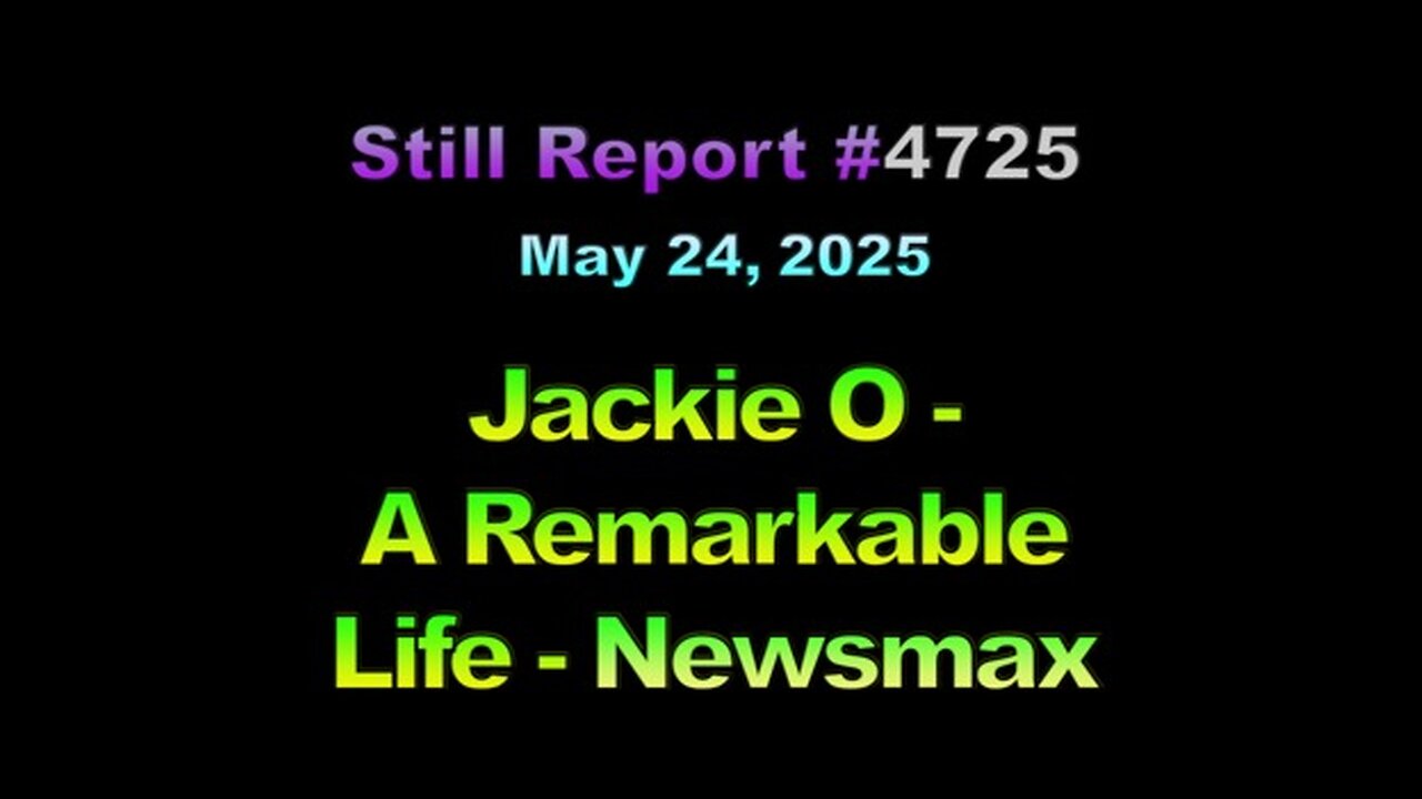 4725, Jackie O - A Remarkable Life, 4725