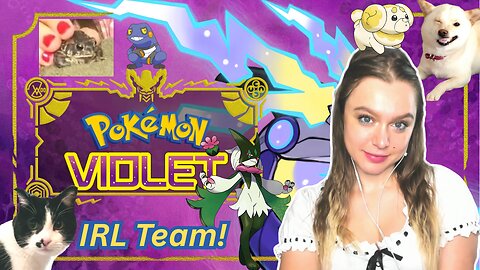 🐕Pokemon: Violet IRL Team Nintendo Switch 2 playthrough! 4th Gym | Voice Acted | Based on my Pets