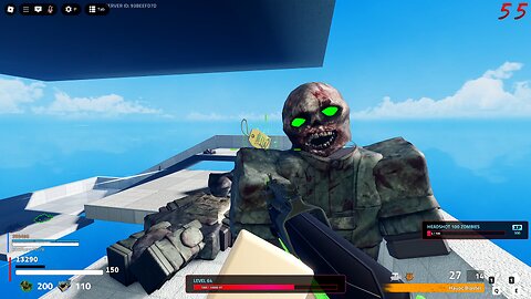Playing Korrupt Zombies in Roblox - (No Commentary).