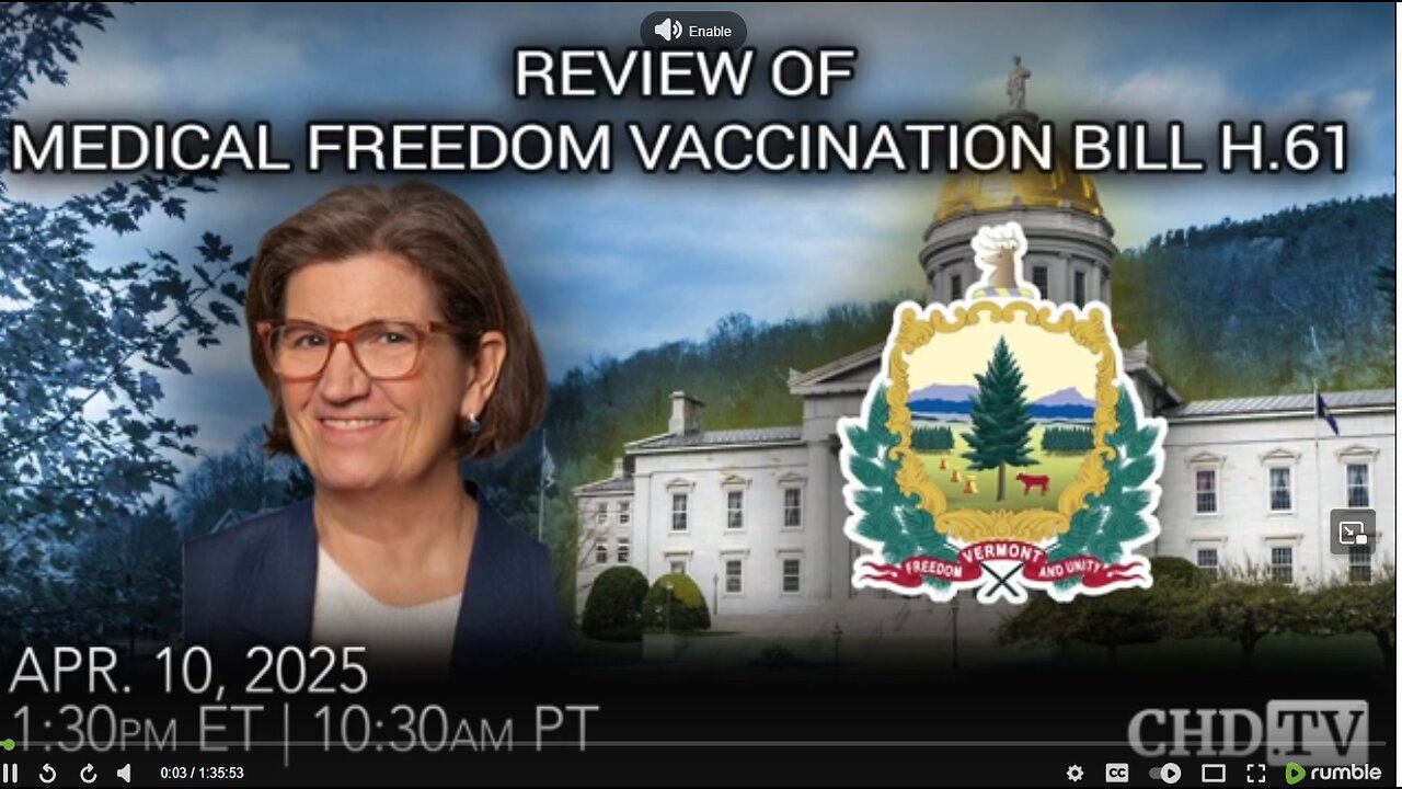 Health Freedom Discussion at Vermont Capitol with Mary Holland
