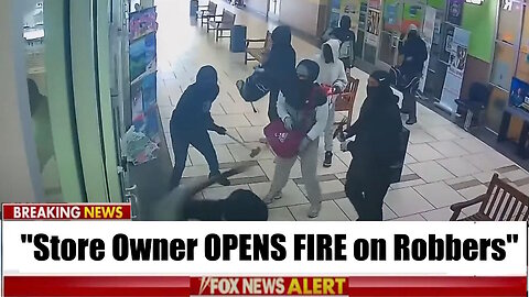Store Owner OPENS FIRE on Robbers... as Machete Maniac TERRORIZES Walmart
