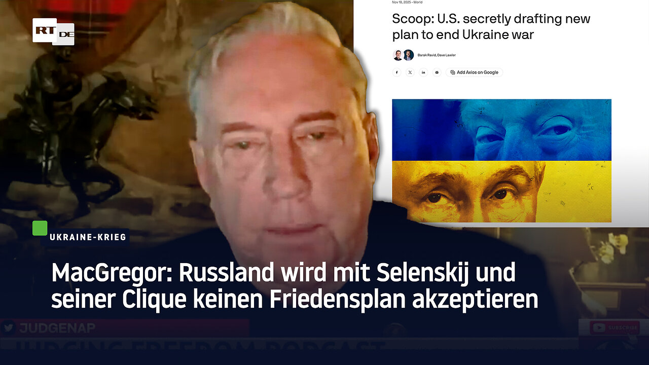 MacGregor: Russland wird mit Selenskij und seiner Clique keinen Friedensplan akzeptieren