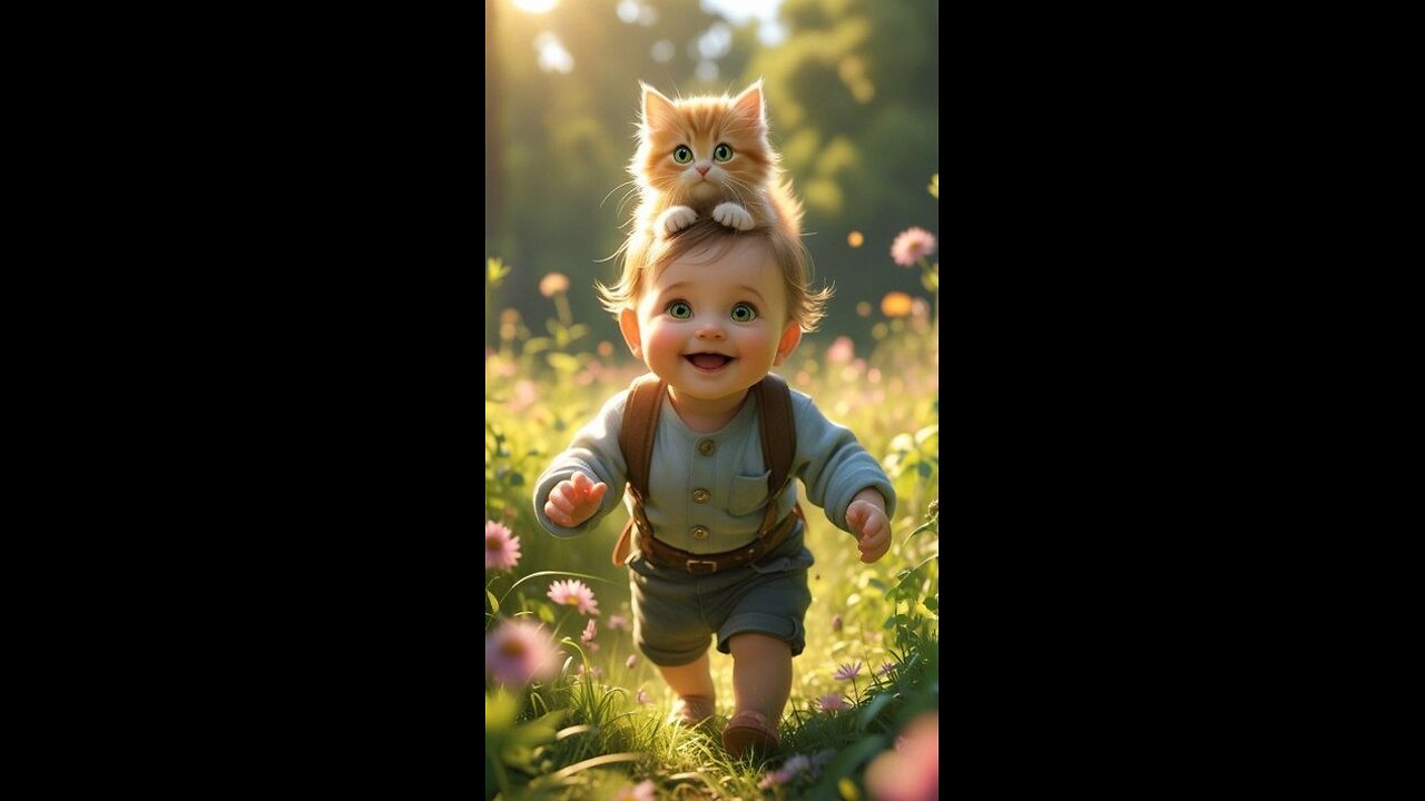 Baby & Kitten’s Fart Trek!