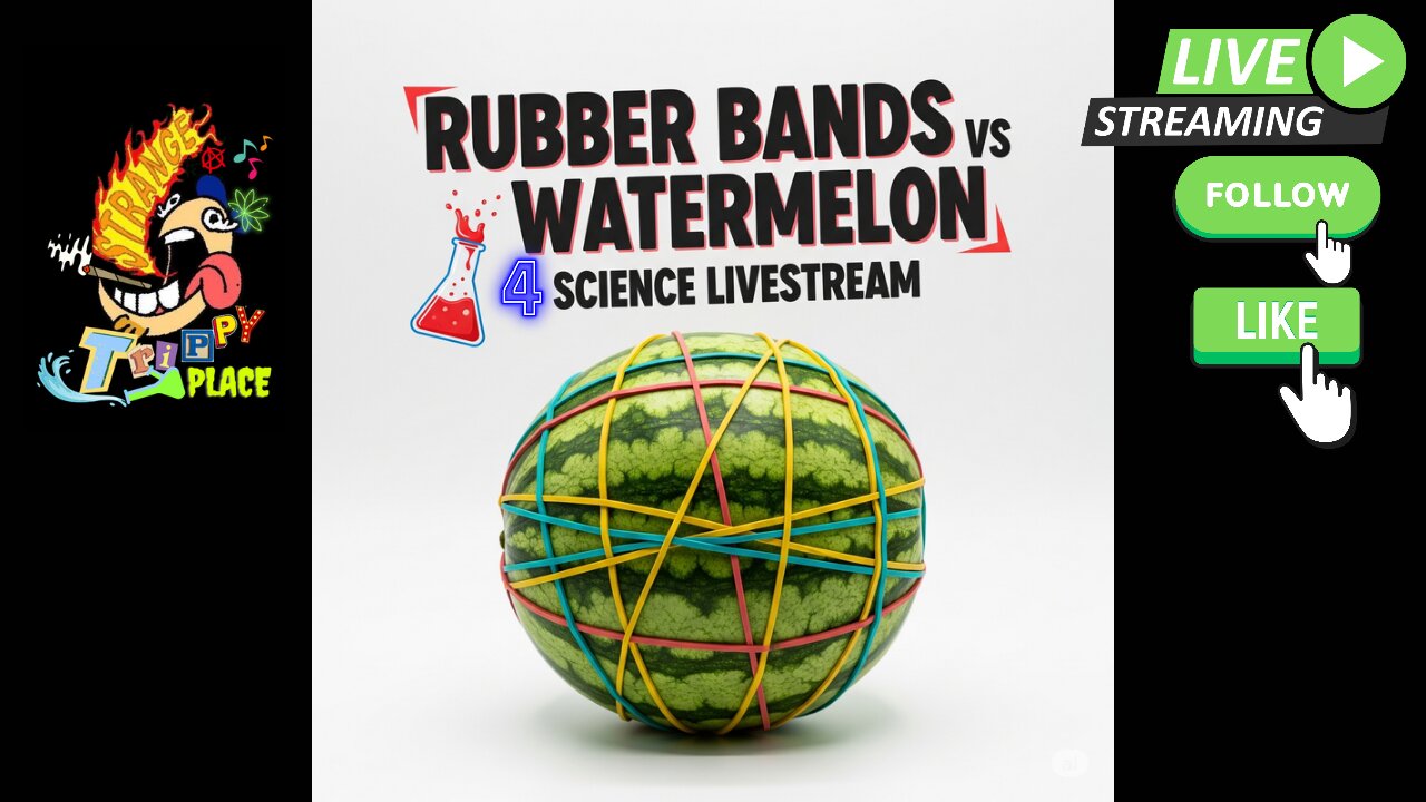 RUBBER BANDS VS WATERMELON 🍉