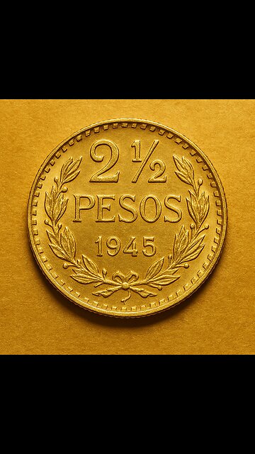 Mexican 2 1/2 Pesos Gold Coin #gold #coin #collector #numismatica #collection #mexico #mexico🇲🇽