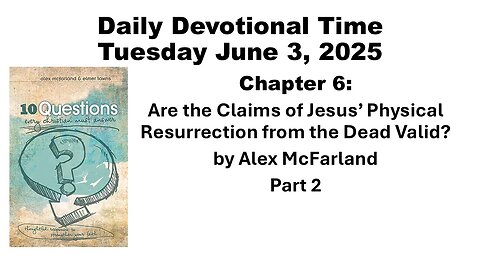 Daily Bible Study for June 3, 2025 