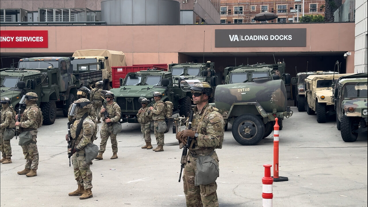 National Guard Deployed in Los Angeles, California