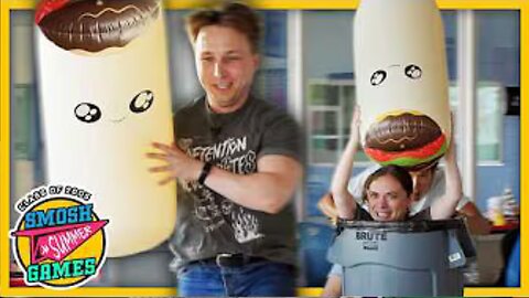 🌯💥 GIANT Throw Throw Burrito CHAOS! | Smosh Summer Games: Class of 2005 😂🔥