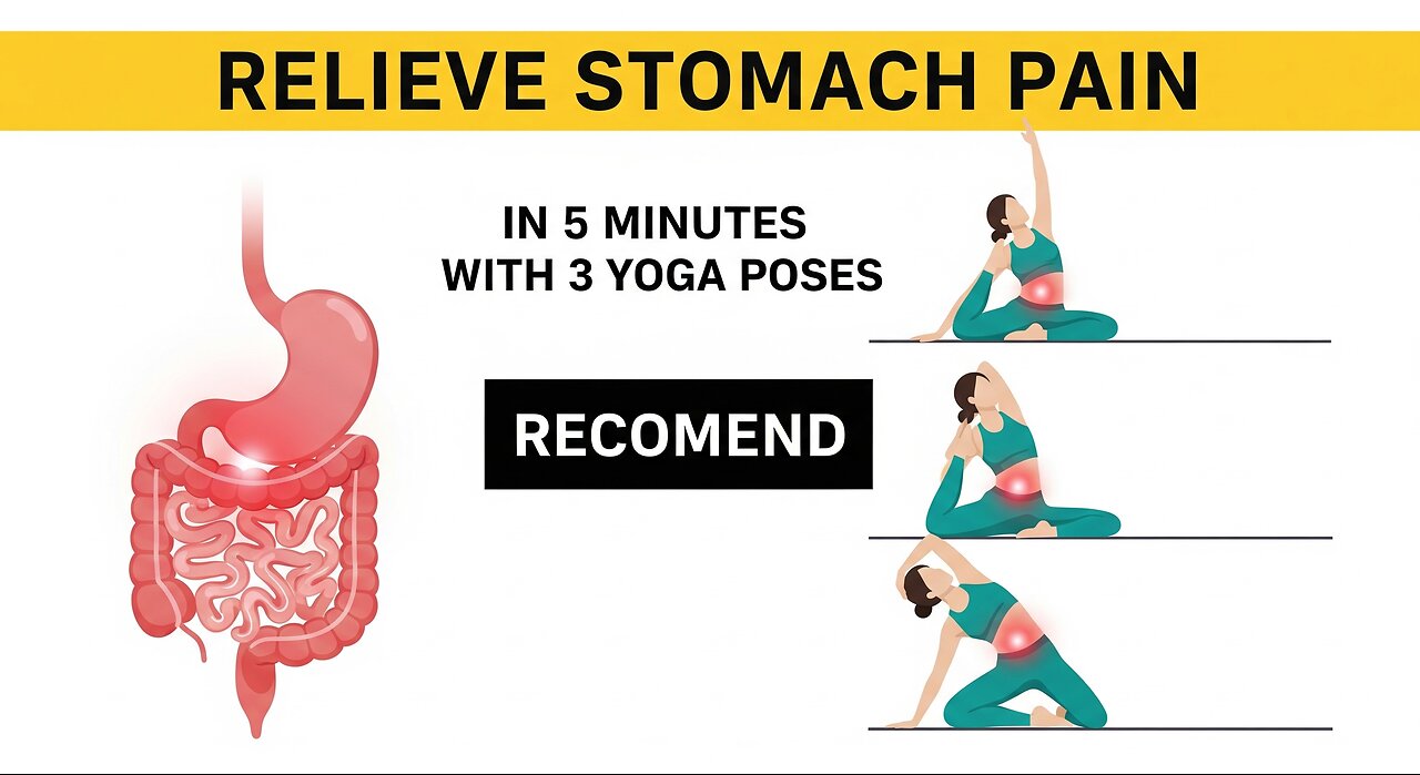 Relieve Stomach Pain in 5 Minutes