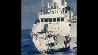 Choque de buques durante persecución en el mar de la China Meridional