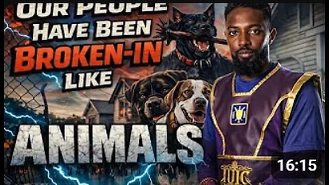 #IUIC Our People Have Been Broken-In Like Animals!!!