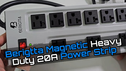 Berigtta 20A Magnetic Power Strip Review — Heavy Duty 9-Outlet Surge Protector for Garage