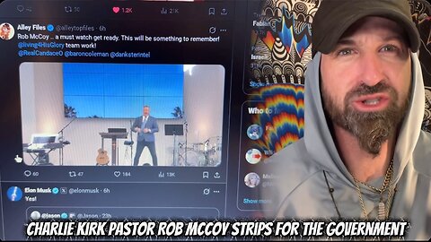 #CharlieKirk Pastor Rob McCoy Strips for the Government