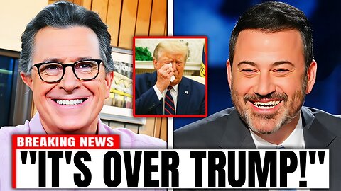 Trump MELTS DOWN After Stephen Colbert & Jimmy Kimmel EXPOSE Him LIVE ON AIR