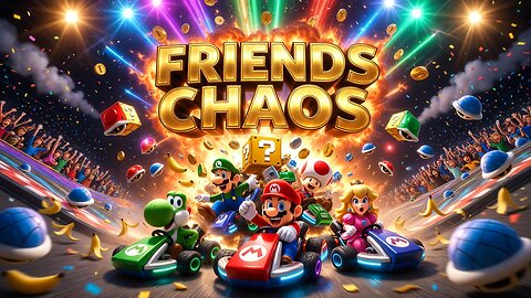 Mario Kart Chaos Night w/ Friends: Non-Stop Mayhem LIVE!