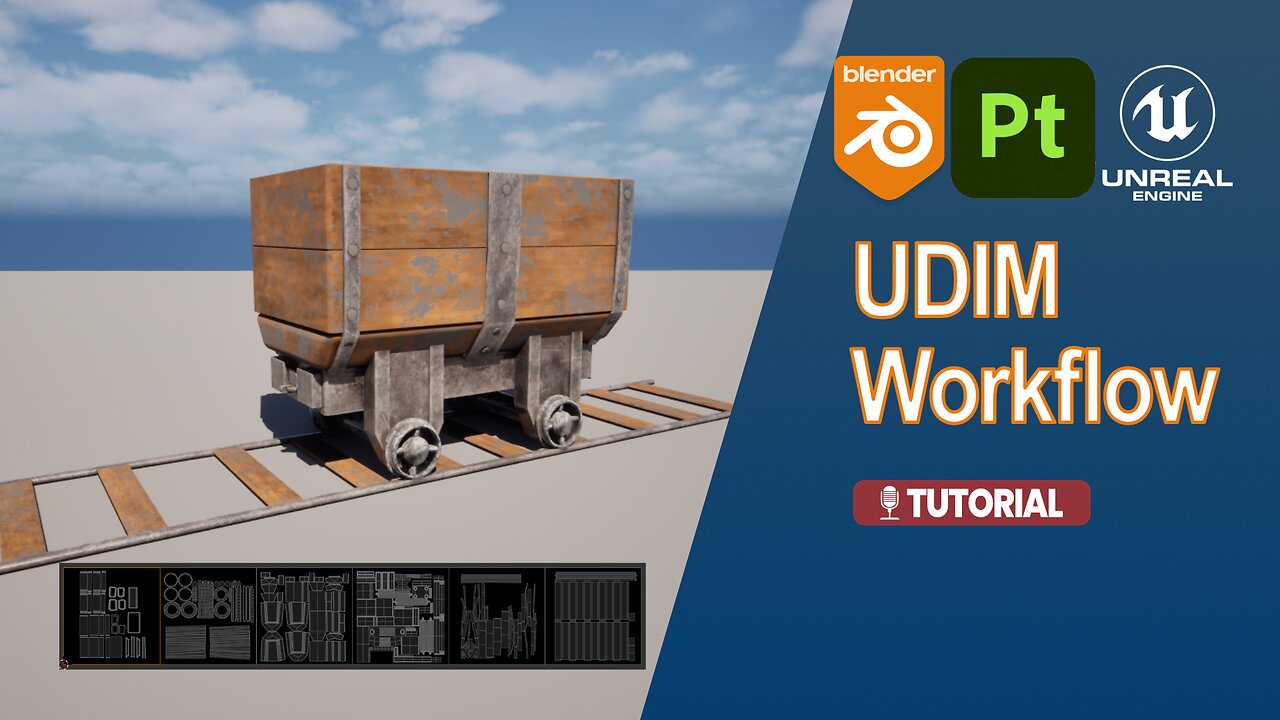 Tutorial: UDIM workflow from Blender to Substance Painter to Blender and Unreal Engine 5.7