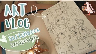 My folklore art🌟✏️🍄 sketchbook asmr ✏️