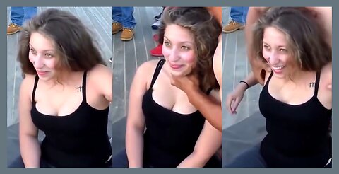 Luodong Massages Cute Blonde White Woman On The Boardwalk