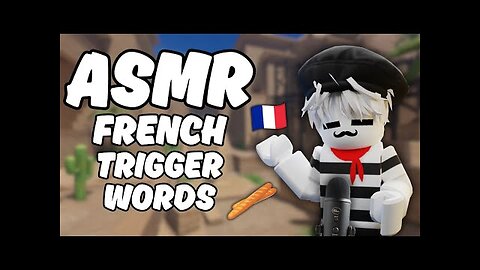 Roblox ASMR in French! 🥐 LAYERED Trigger Words (Evade!) 👄💦