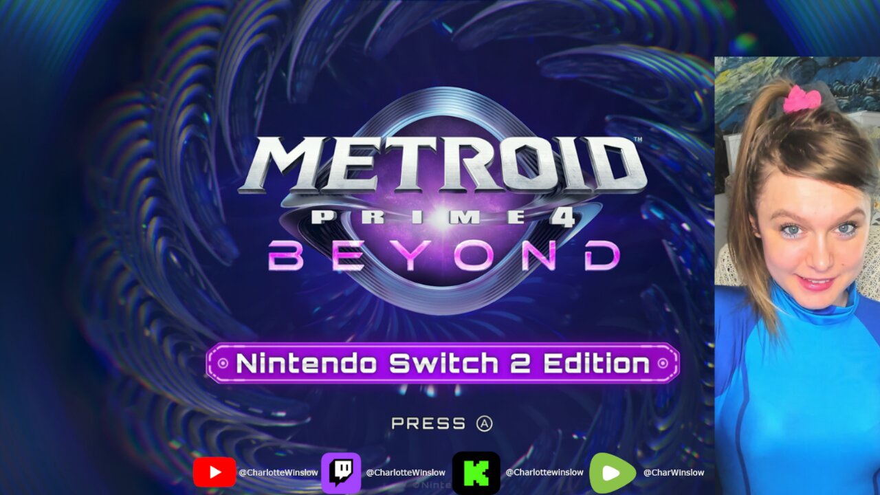 Samus plays METROID PRIME 4: BEYOND at Flare Pool