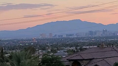 Did you SEE tonight's Las Vegas sunset? Check THIS out! 07.18.2025 #follow #lasvegas #travel #gaming