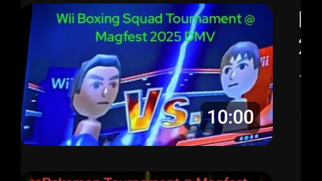 Wii Sports Boxing Tournament @ Magfest 2025