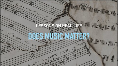 Life Lessons About Music 8, Pastor Austin McKelroy, 09-03-2025