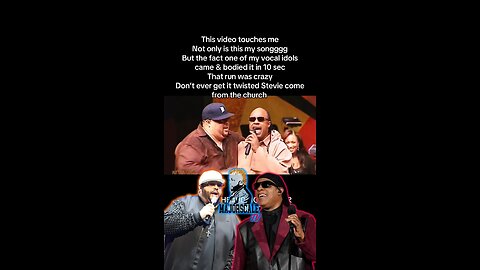 This was epic!! @realfredh & @steviewonderoficial #lateinthemidnighthour 🎤🎼🎶🎵♥️🔥