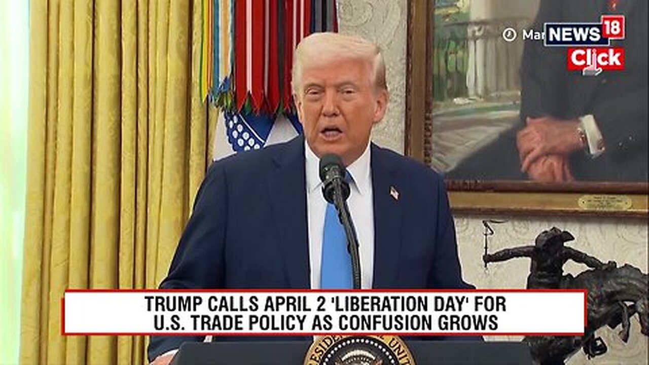 World And Markets On Edge As White House Prepares For ‘Liberation Day’ Tariffs _ Trump Tariff _ N18G