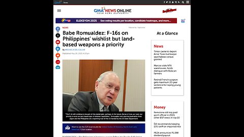 Philippines still looking for Ways to finance F-16s, Mobile, Land-based Missile Systems Prioritized