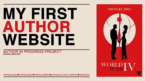What I've Included On My First Author Website