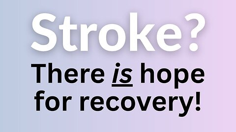 Recovering from stroke at age 70 using TST - Beverley's Father