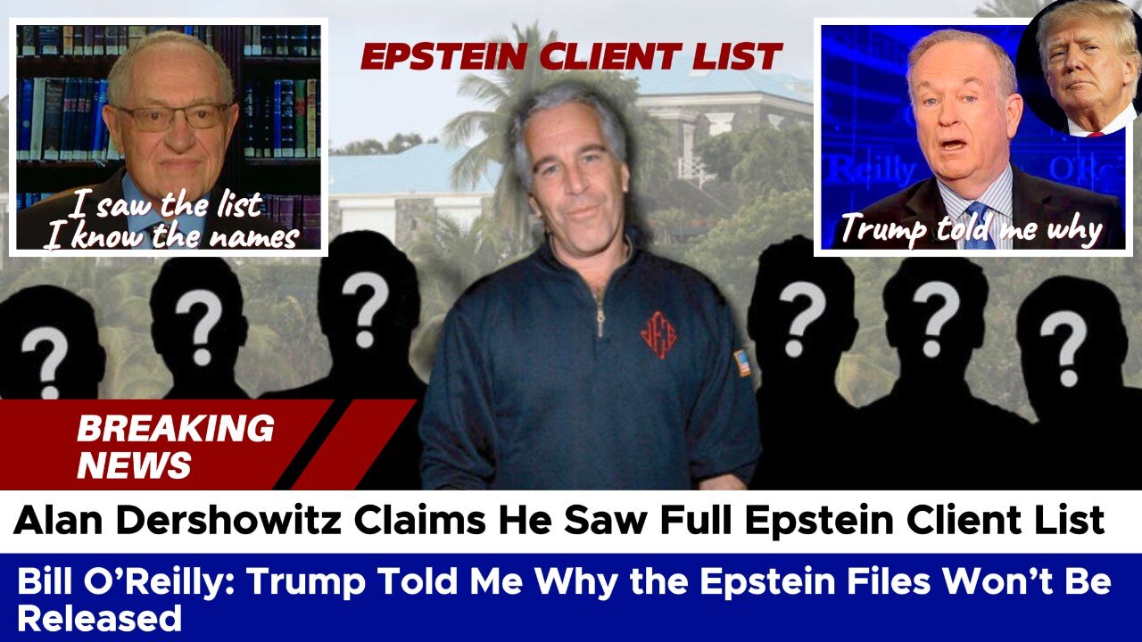 Breaking: Epstein's Client List Exist